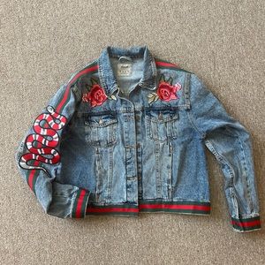 DENIM CO JEAN JACKET KAPPA SIZE 14